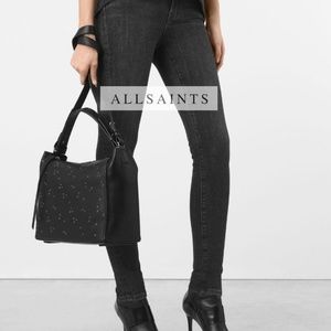 Junai Studded Convertible Leather Crossbody Bag